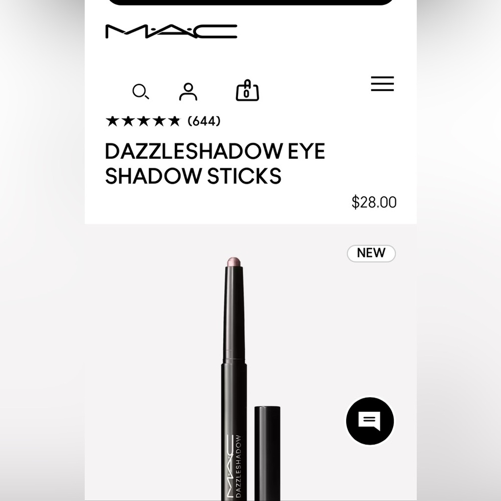 MAC Dazzleshadow Eye Shadow Stick Taupe It Off  new $28